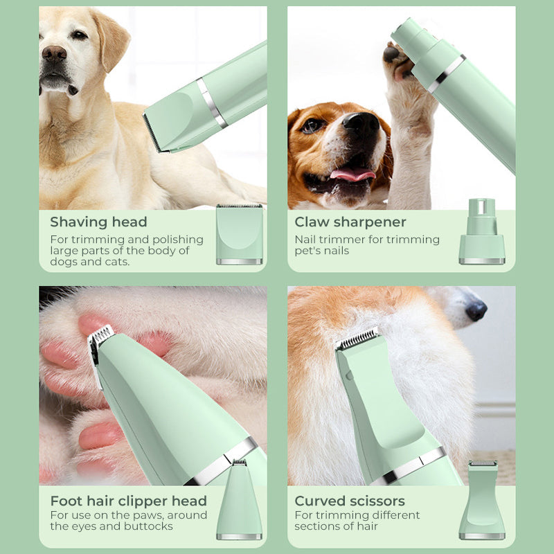 4 in 1 Electric Pet Hair Grooming Tool