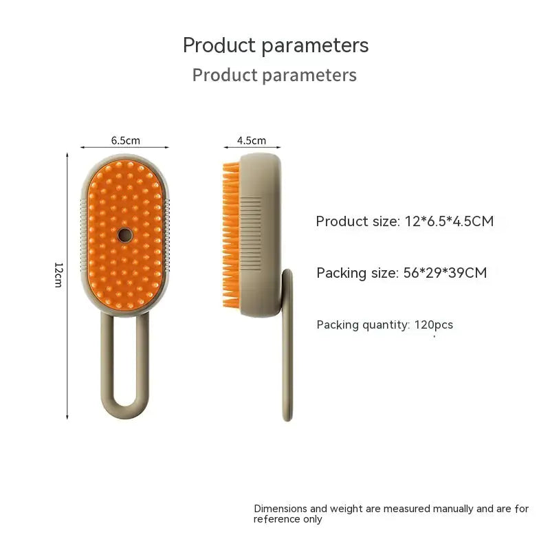 Steam Grooming Brush For Cats