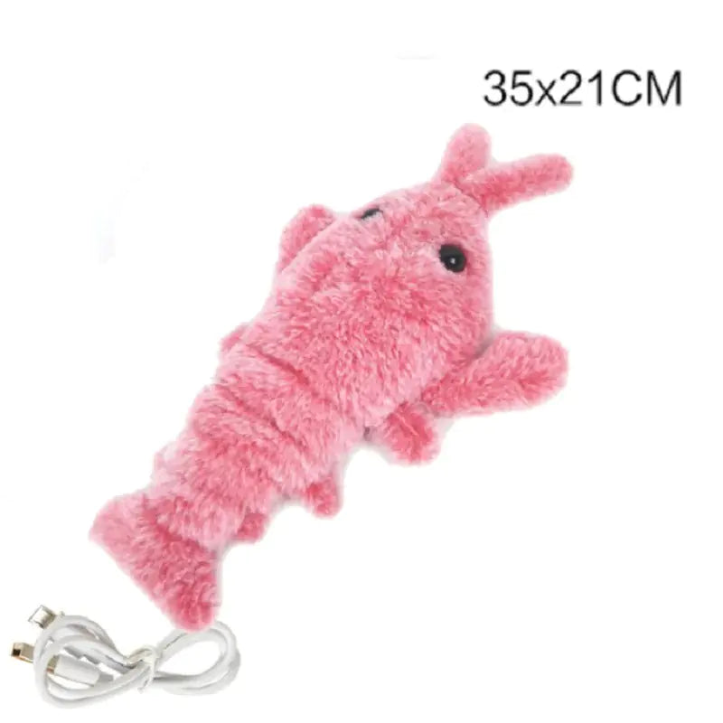 Jumping Shrimp Pet Toy