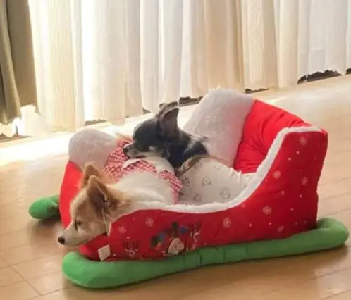 Cozy Christmas Pet Bed