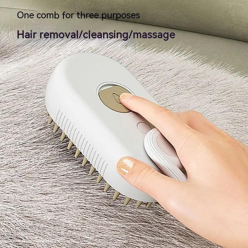 Steam Grooming Brush For Cats